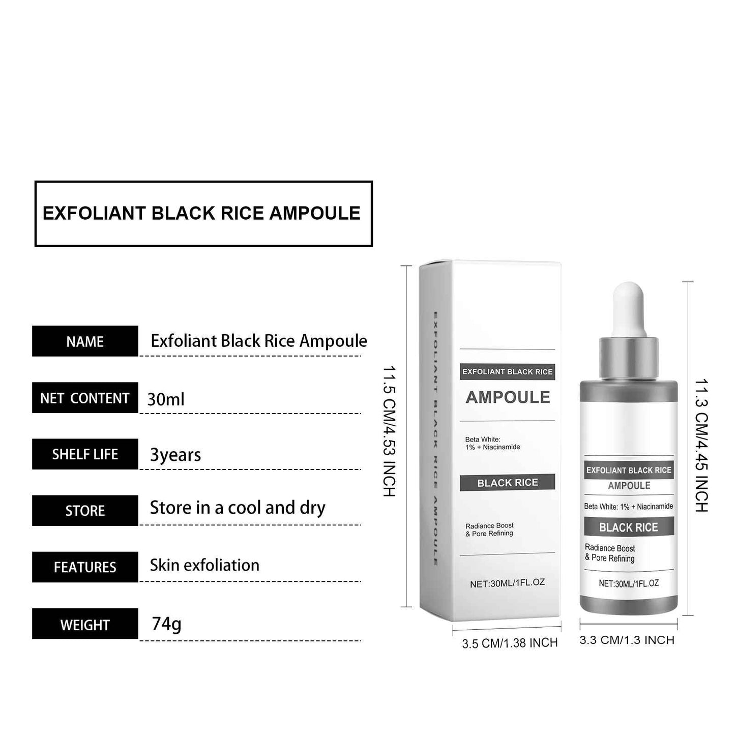 Rice Exfoliant Ampoule